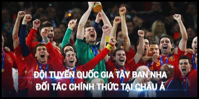 Nhà cái là đối tác chính thức của đội tuyển Tây Ban Nha