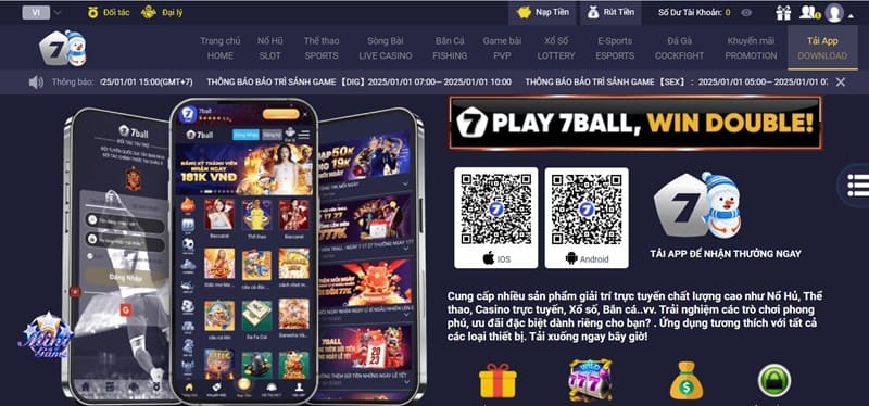 Khám phá bí quyết tải app 7Ball cho Android